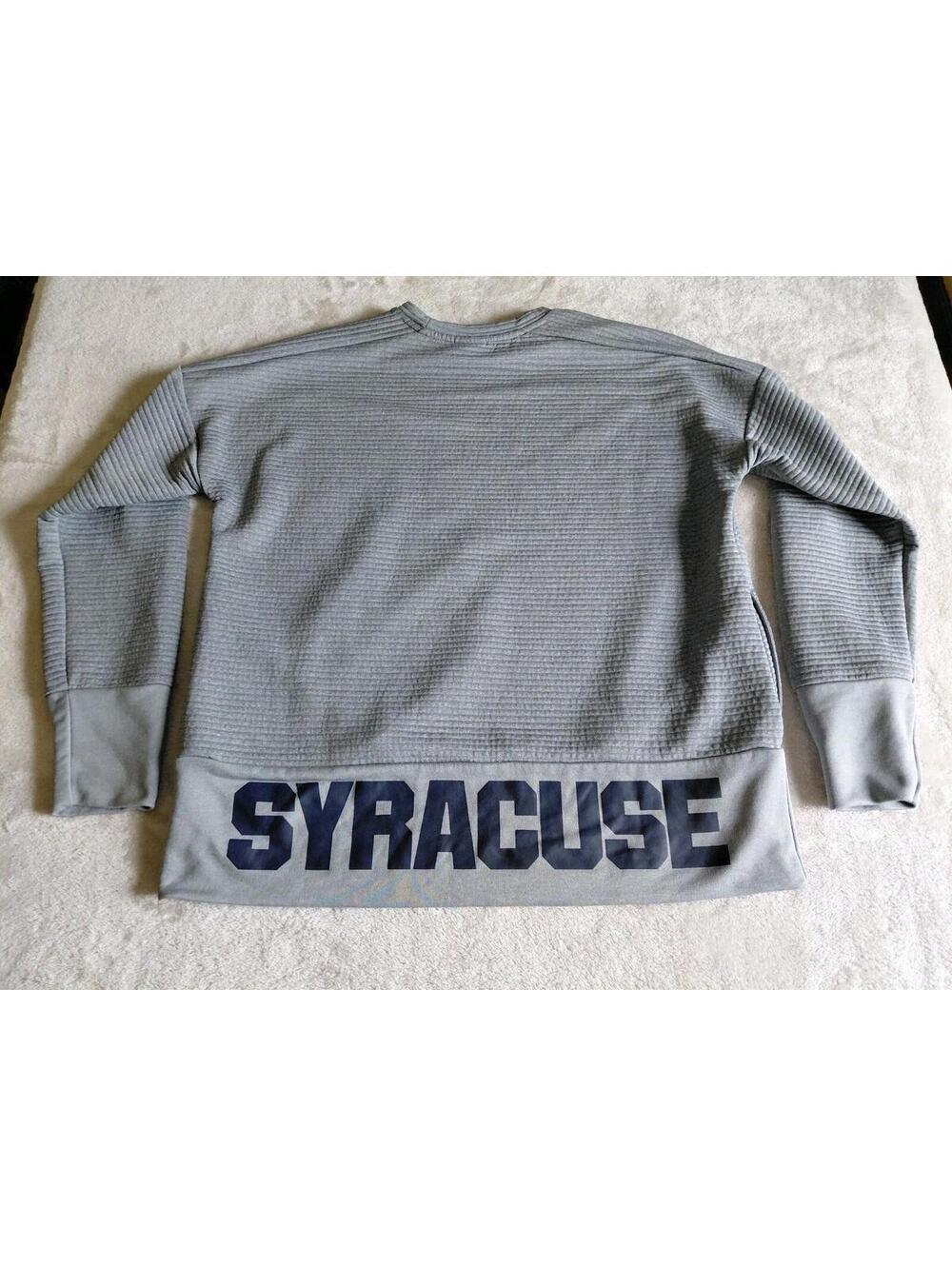 Nike Syracuse Sweatshirt Womens Medium Tall Gray Crewneck Pullover